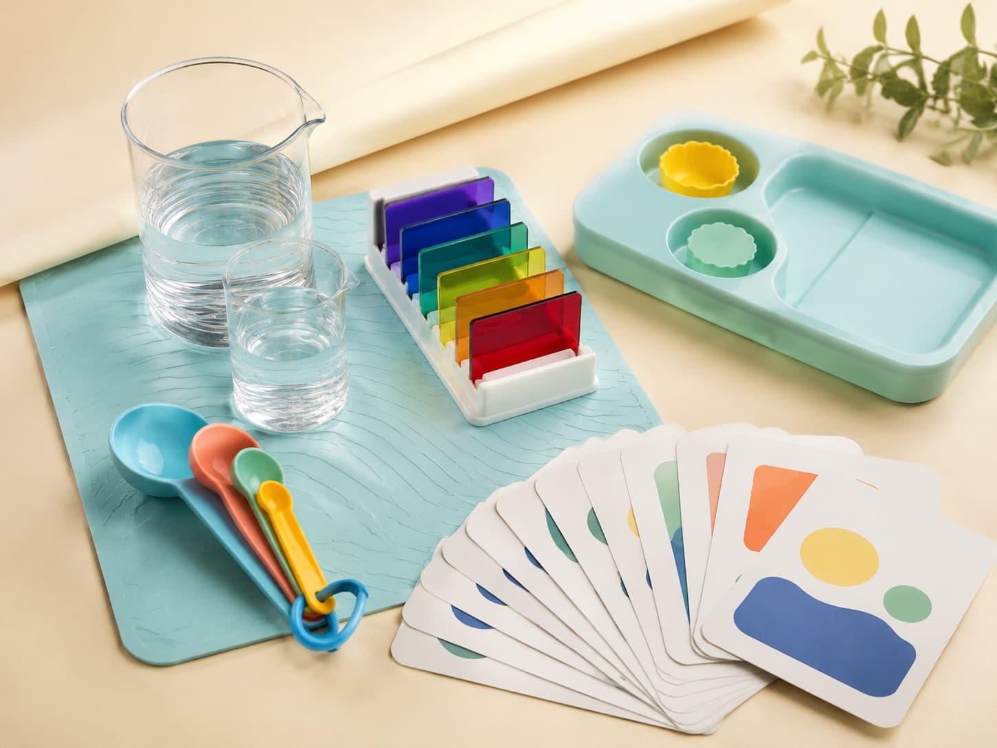 Kitchen Science Lab educational science kit arranged on a studio table