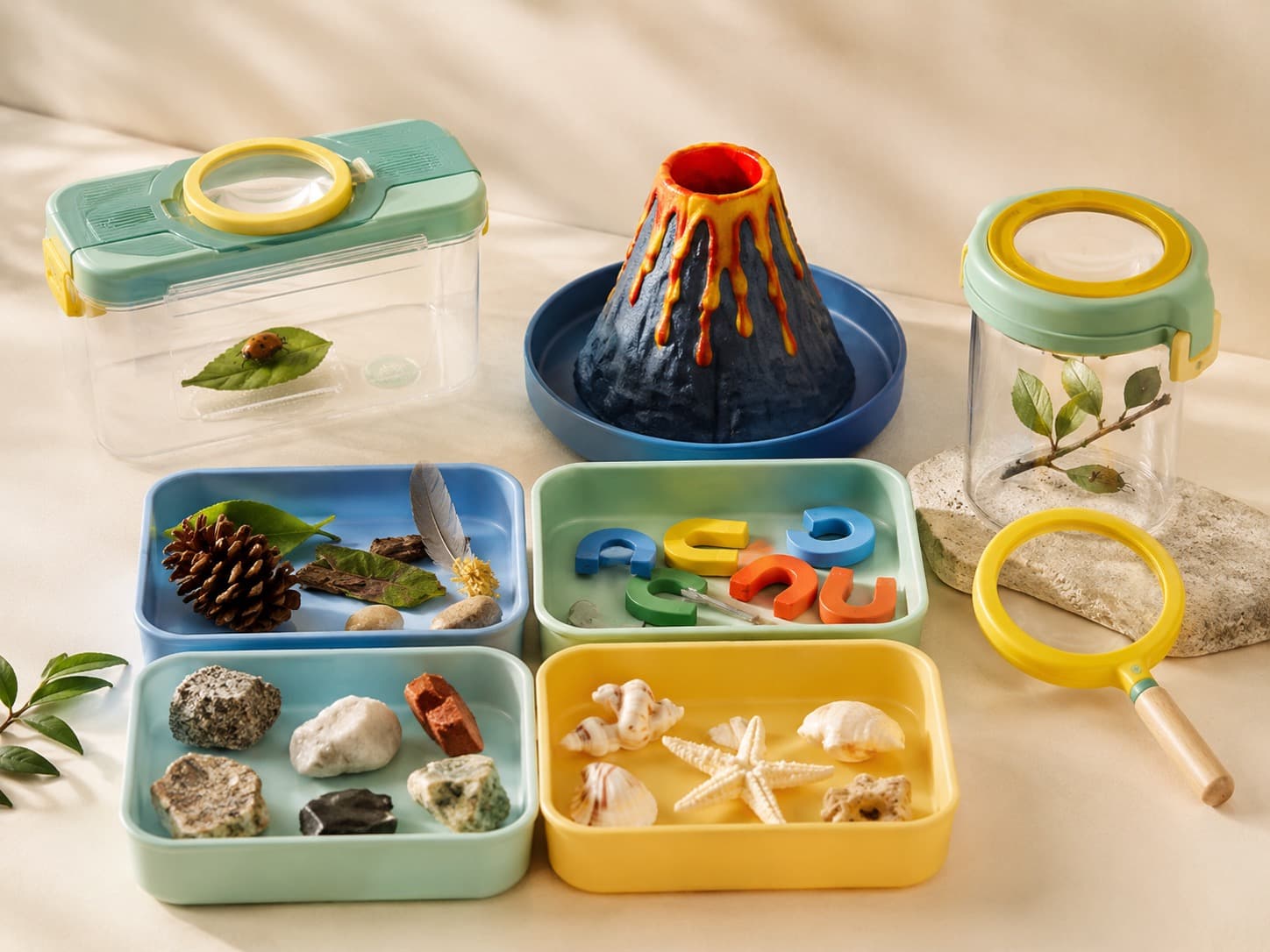 Little Scientist Starter educational science kit arranged on a studio table
